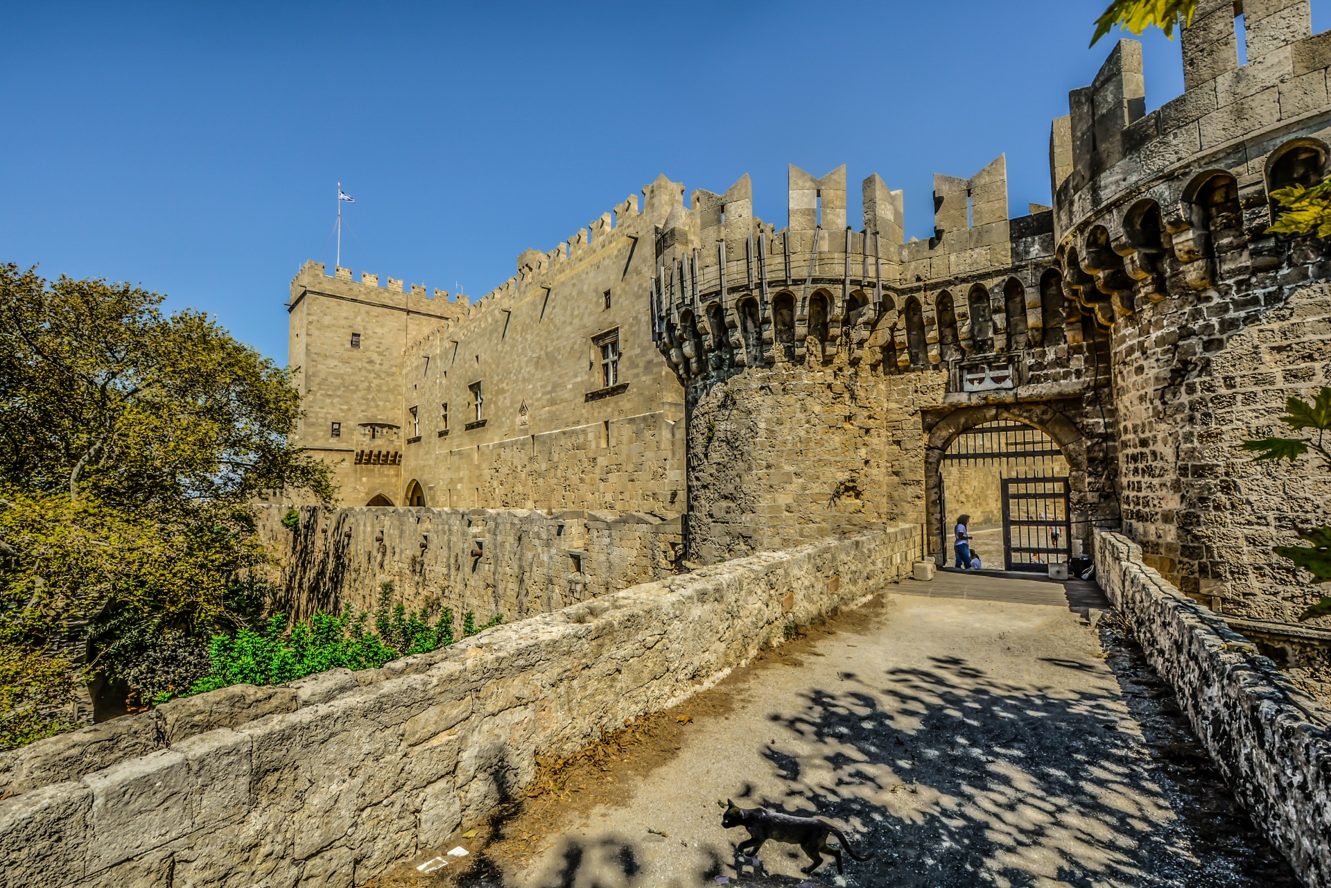 castle fortress rhodes free photo