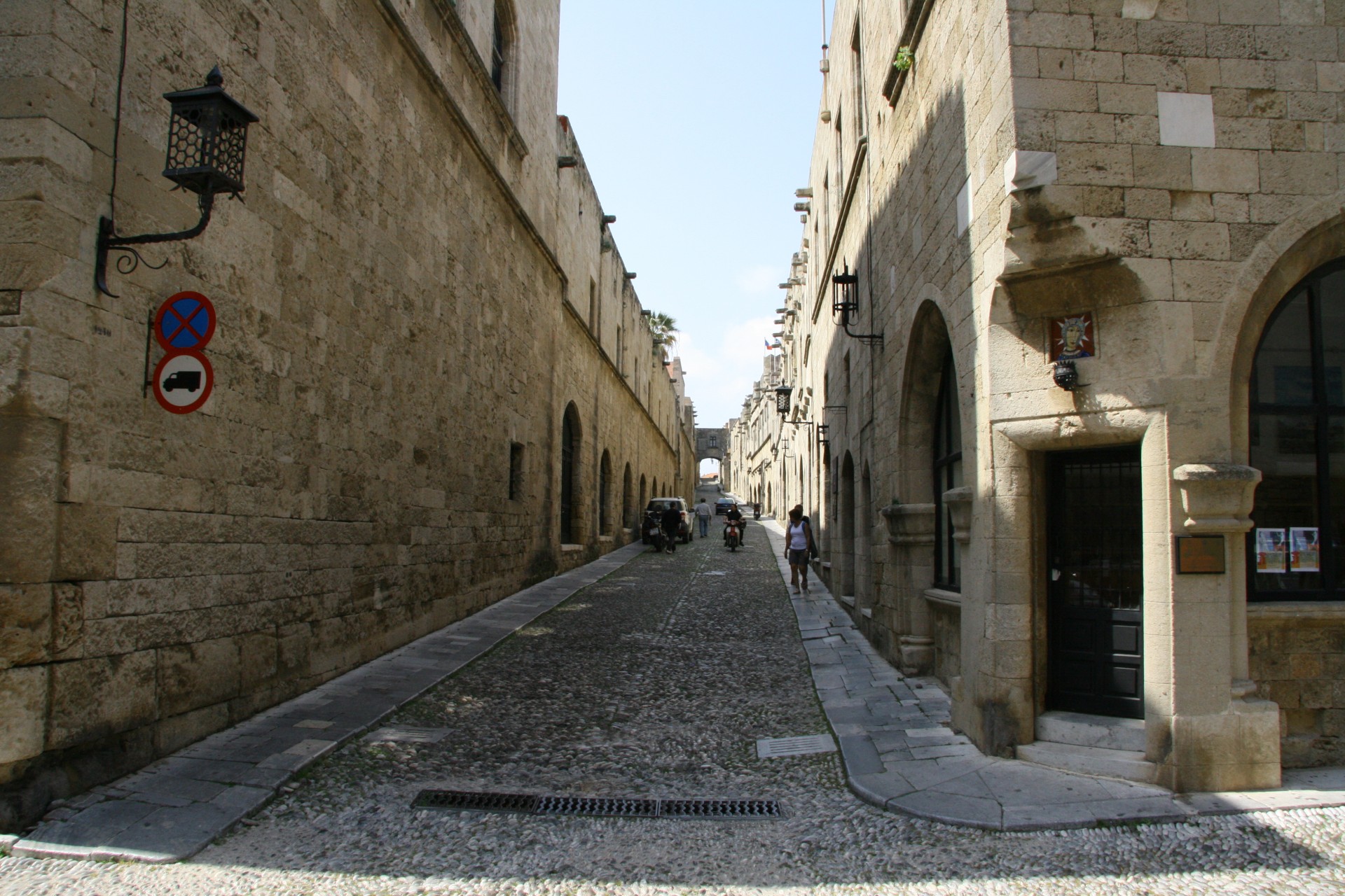 rhodes walls street free photo