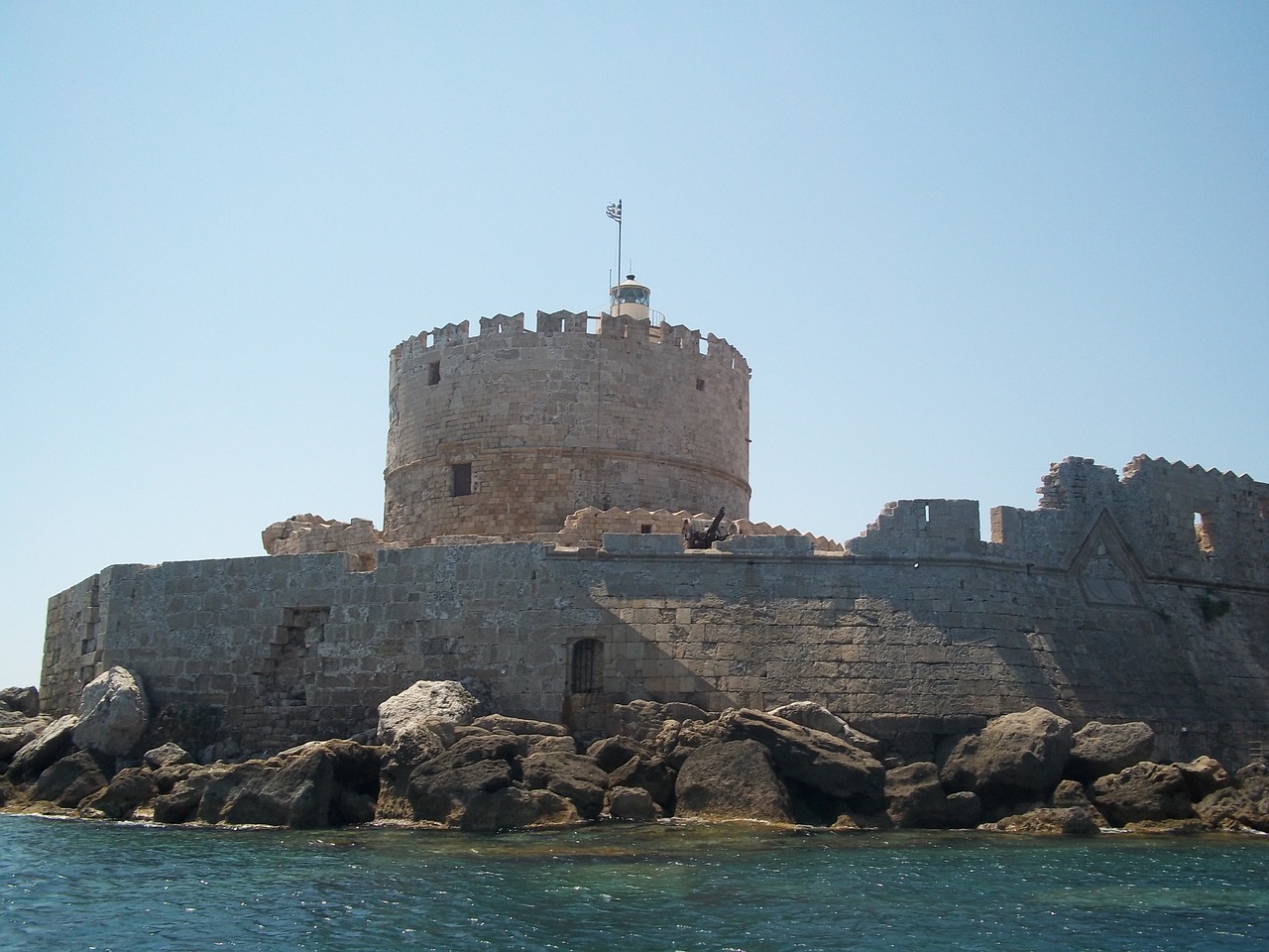 rhodos greece castle free photo