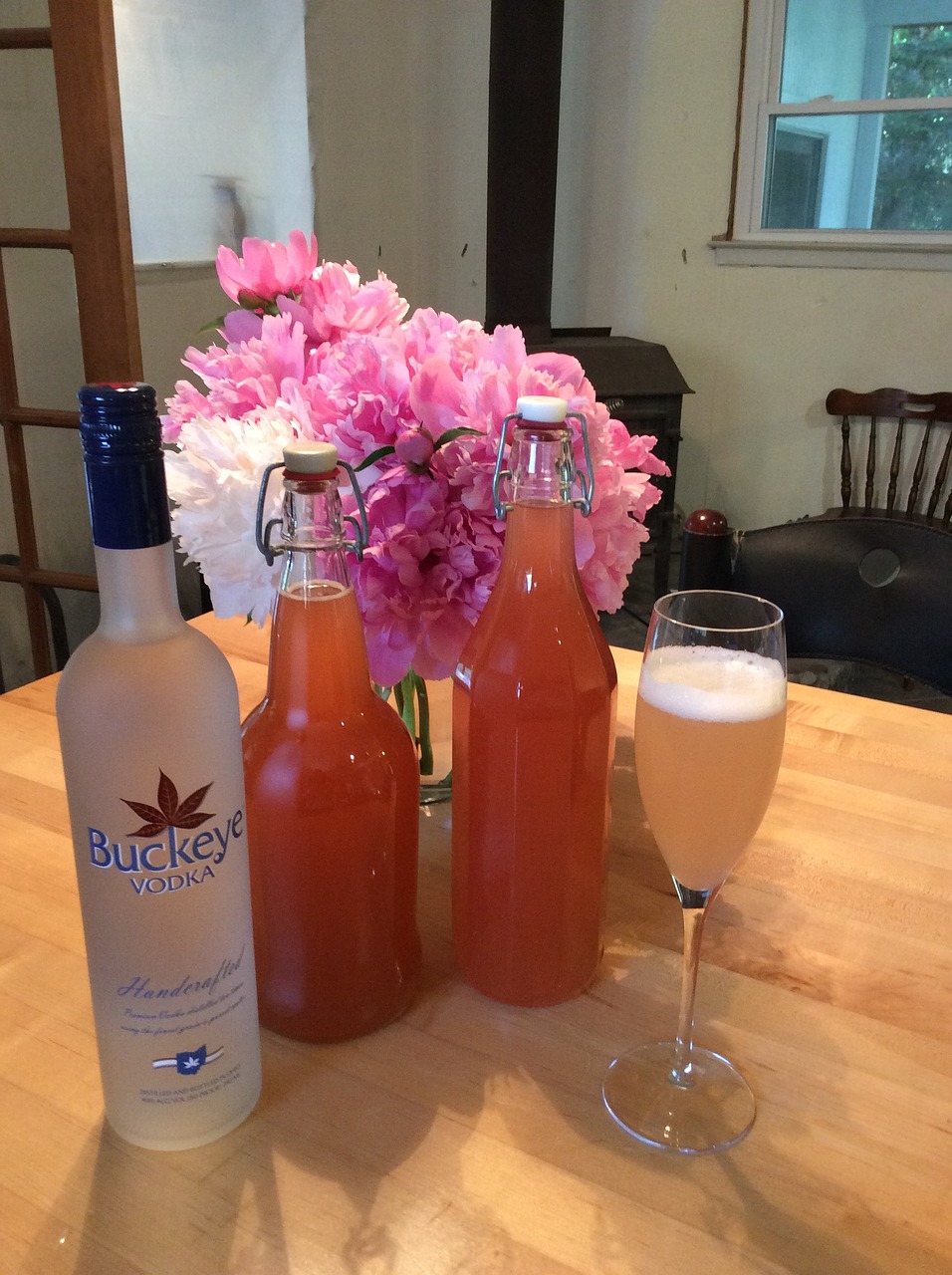 rhubarb cordials home-brew summer holidays free photo