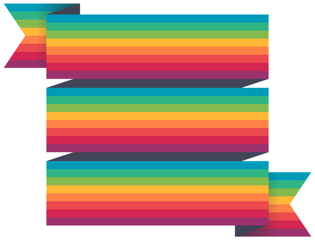 ribbon colorful rainbow free photo