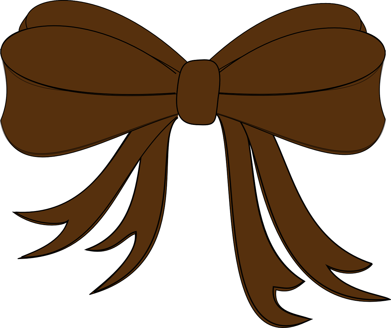 ribbon brown bow free photo