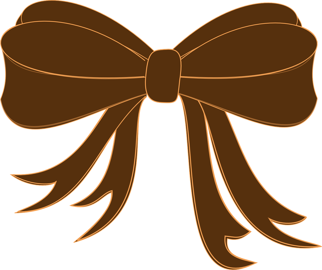 ribbon bow present free photo