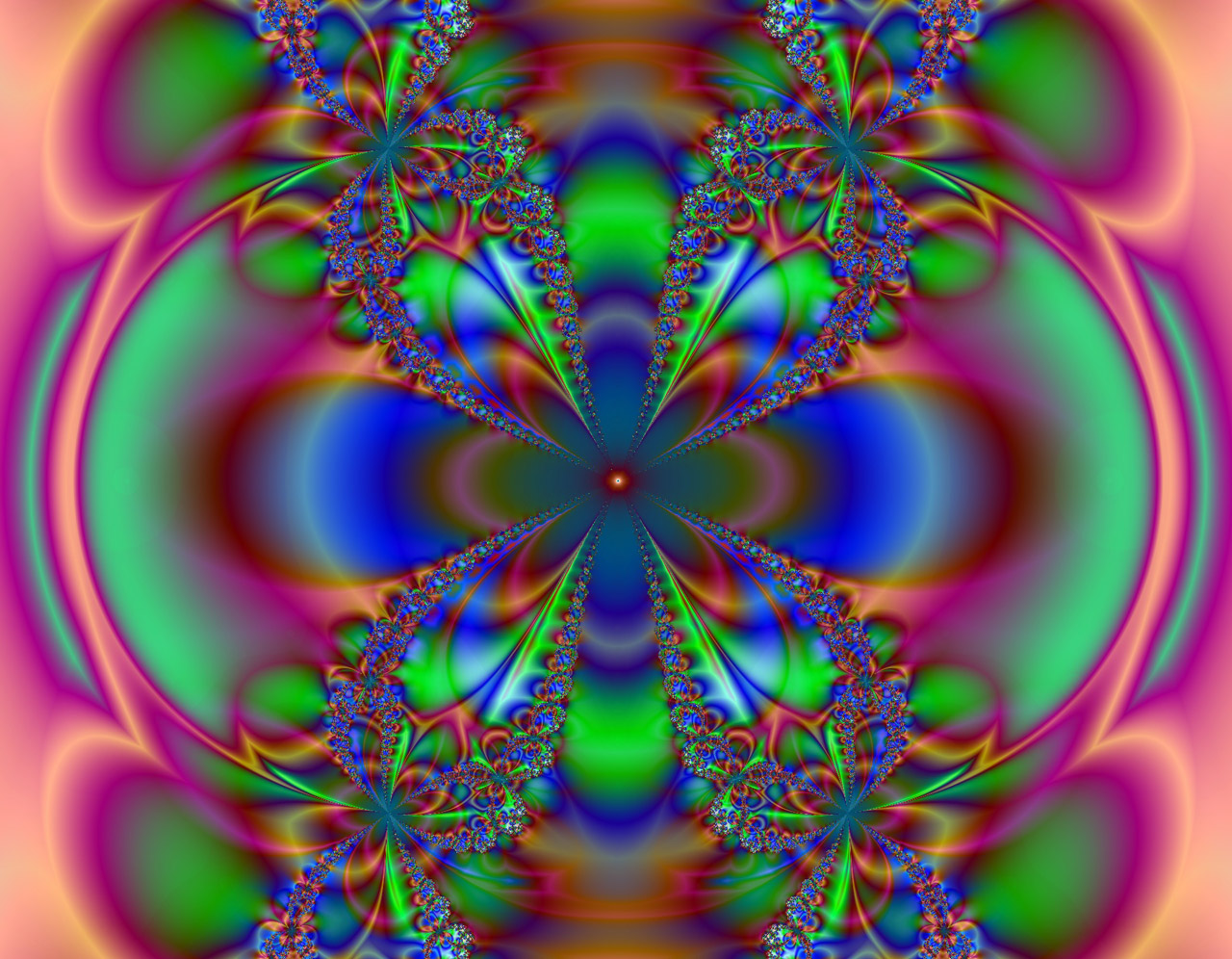 fractals graphic art free photo
