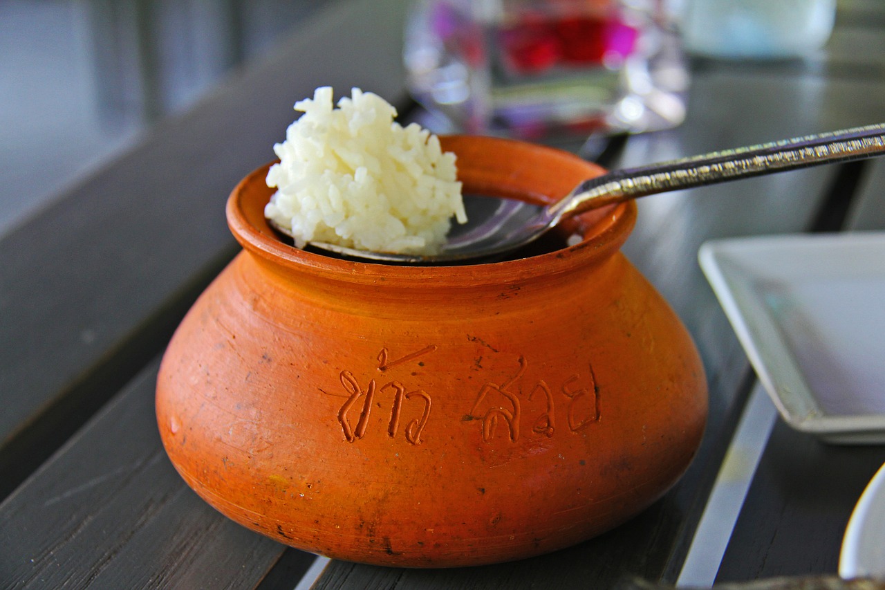 rice thai bowl free photo