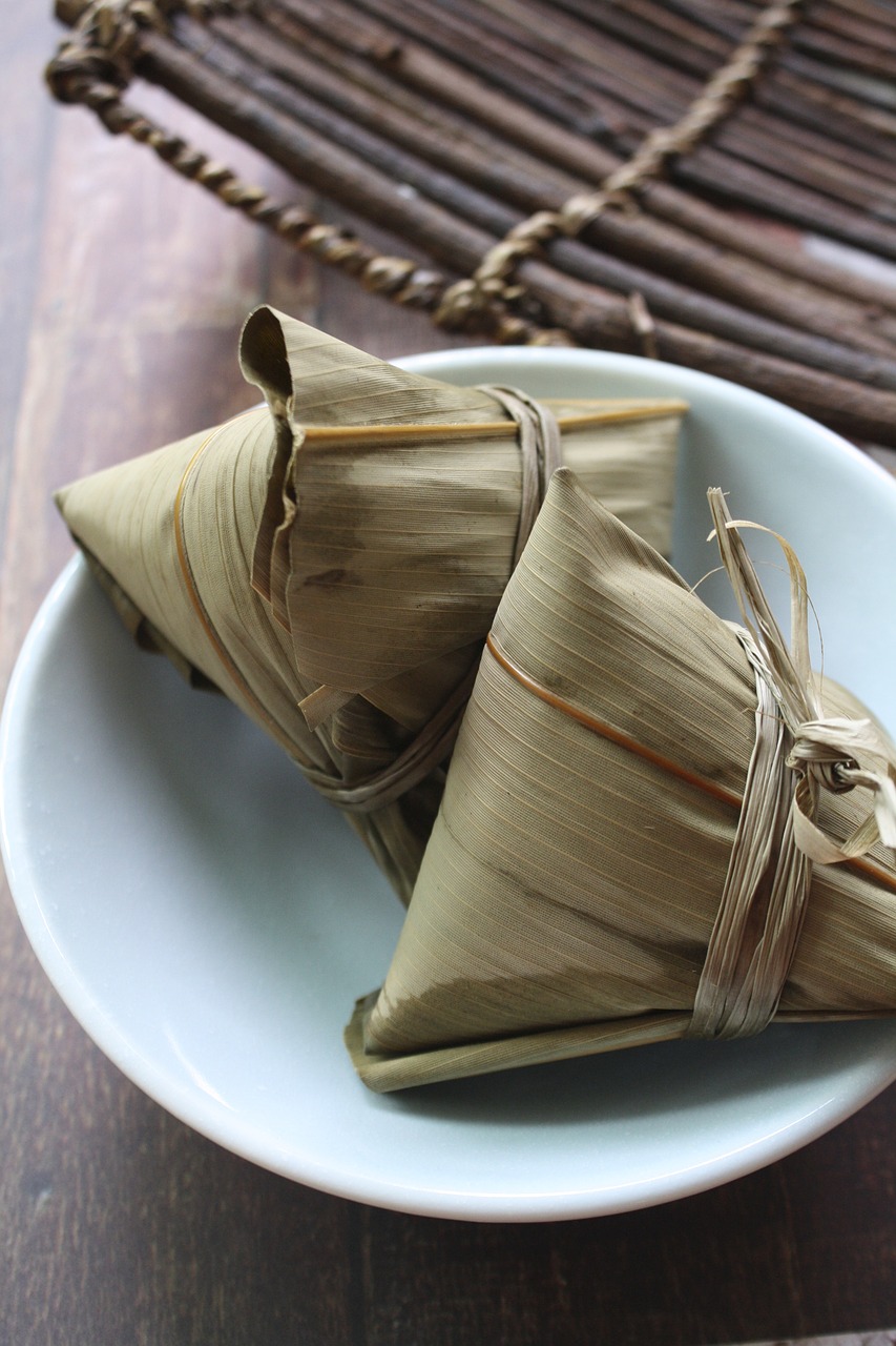 rice dumplings tradition dumpling free photo