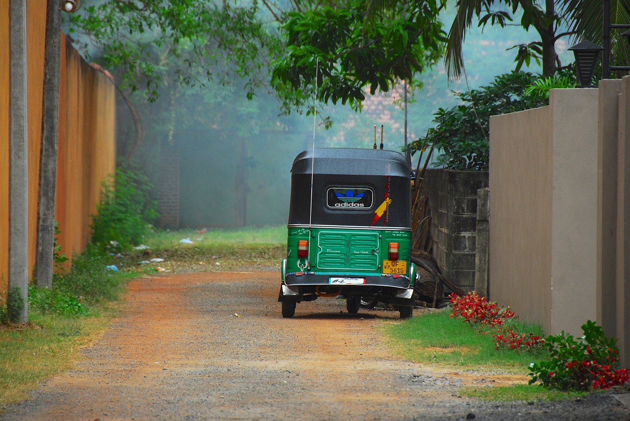 rickshaw sri lanka transport free photo