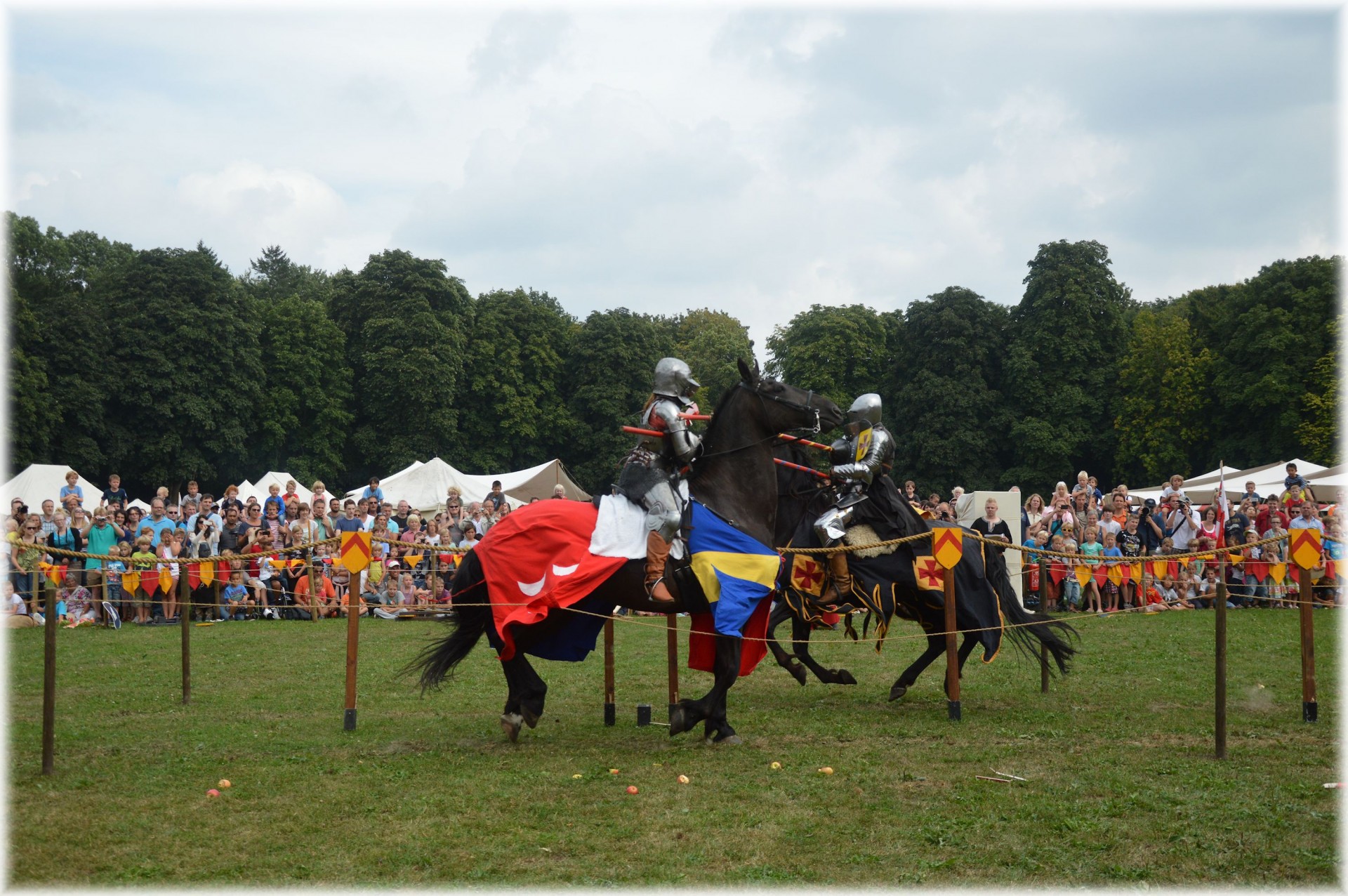 lances jousting tournament medieval free photo