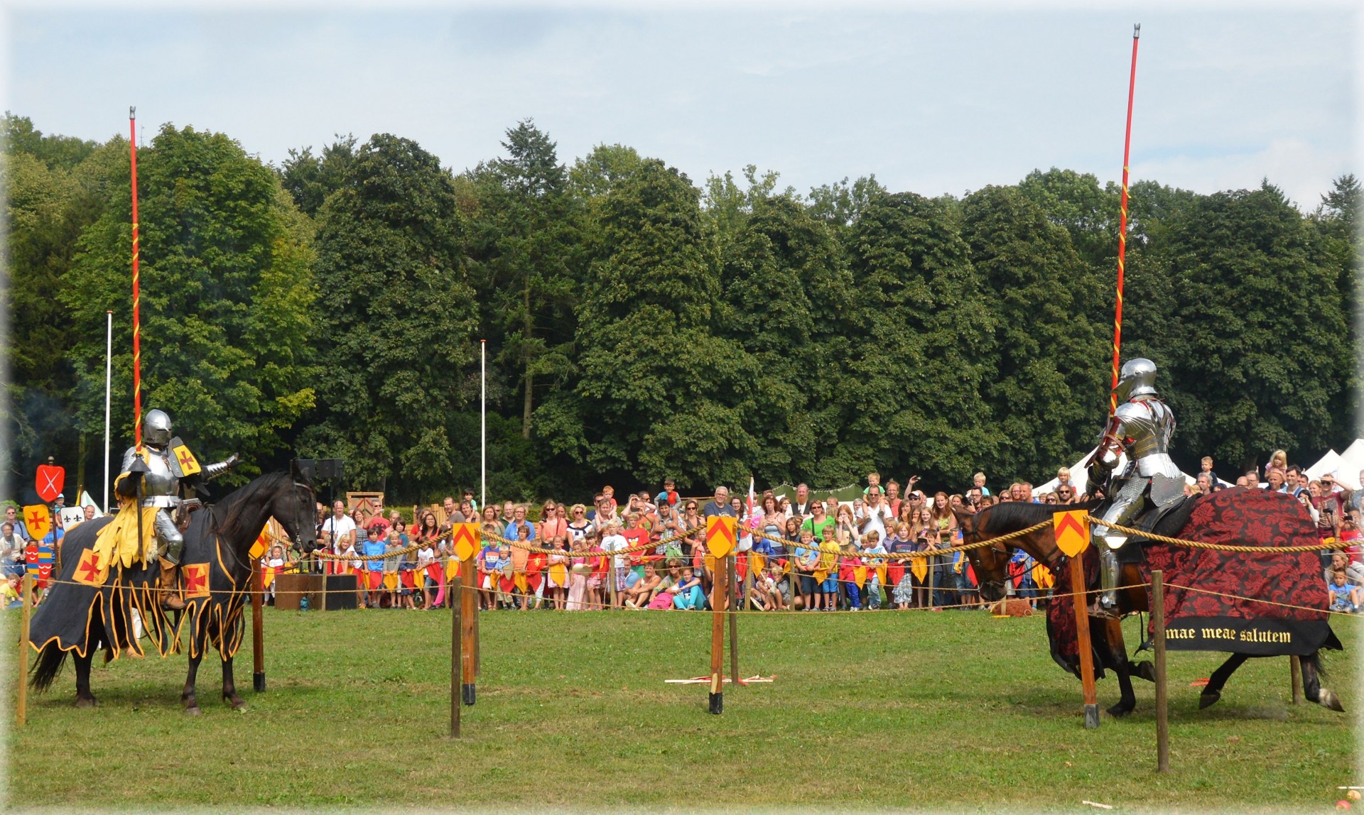 lances jousting tournament medieval free photo