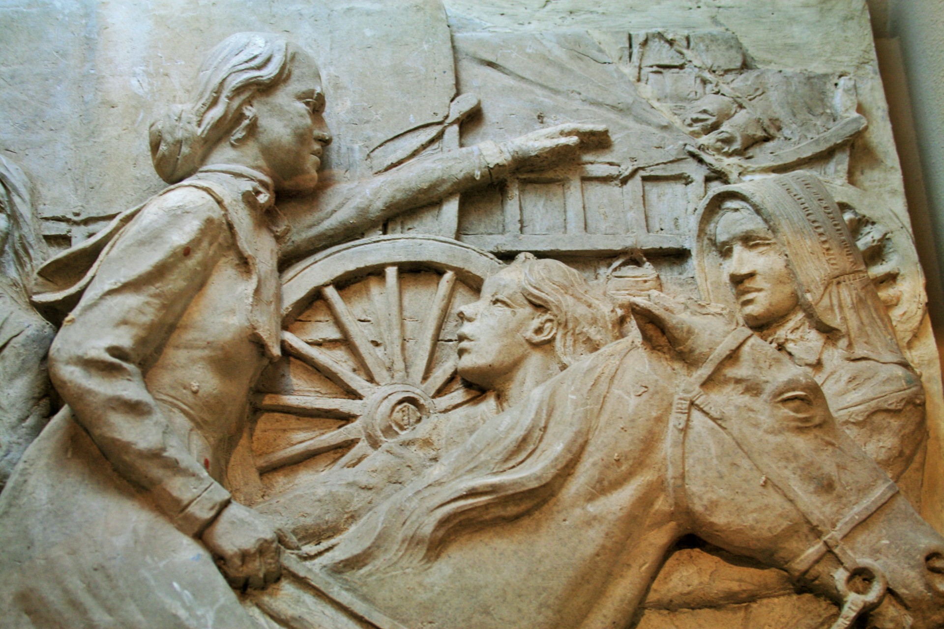 relief depiction rider free photo