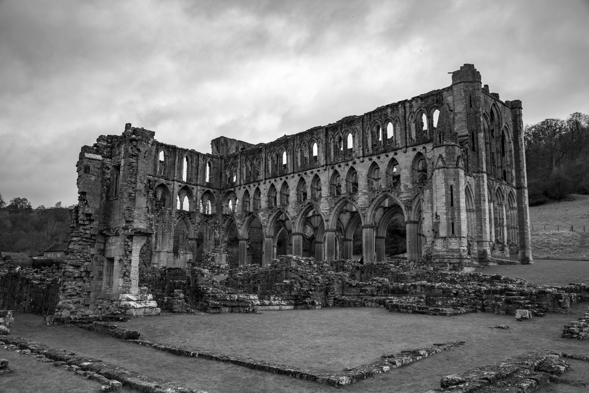 abbey rievaulx outdoor free photo