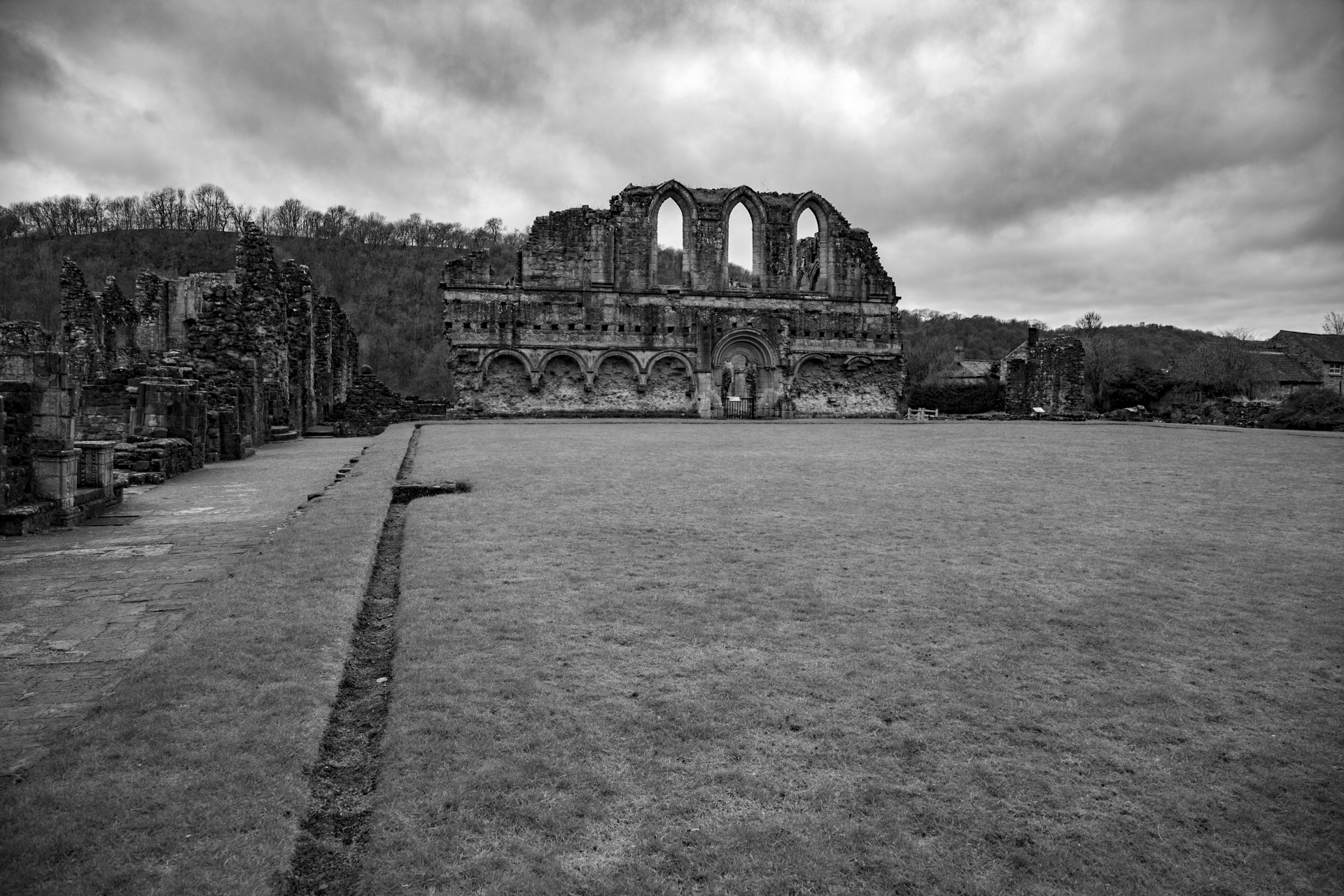 abbey rievaulx outdoor free photo