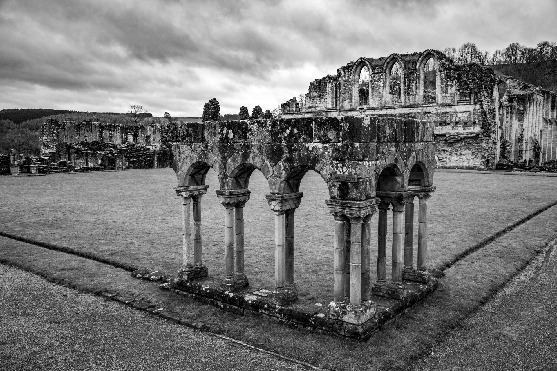 abbey rievaulx outdoor free photo