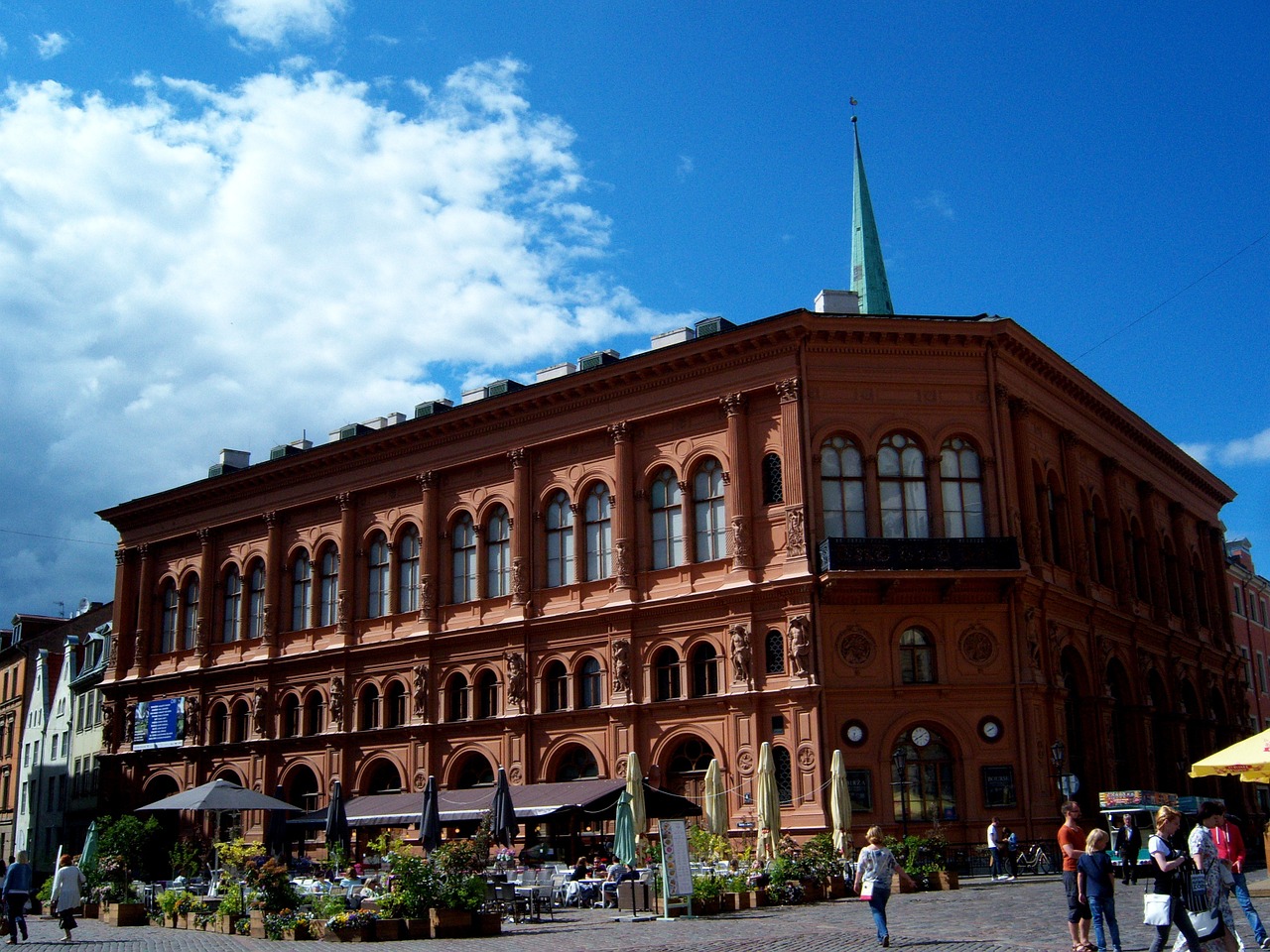 riga old town europe free photo