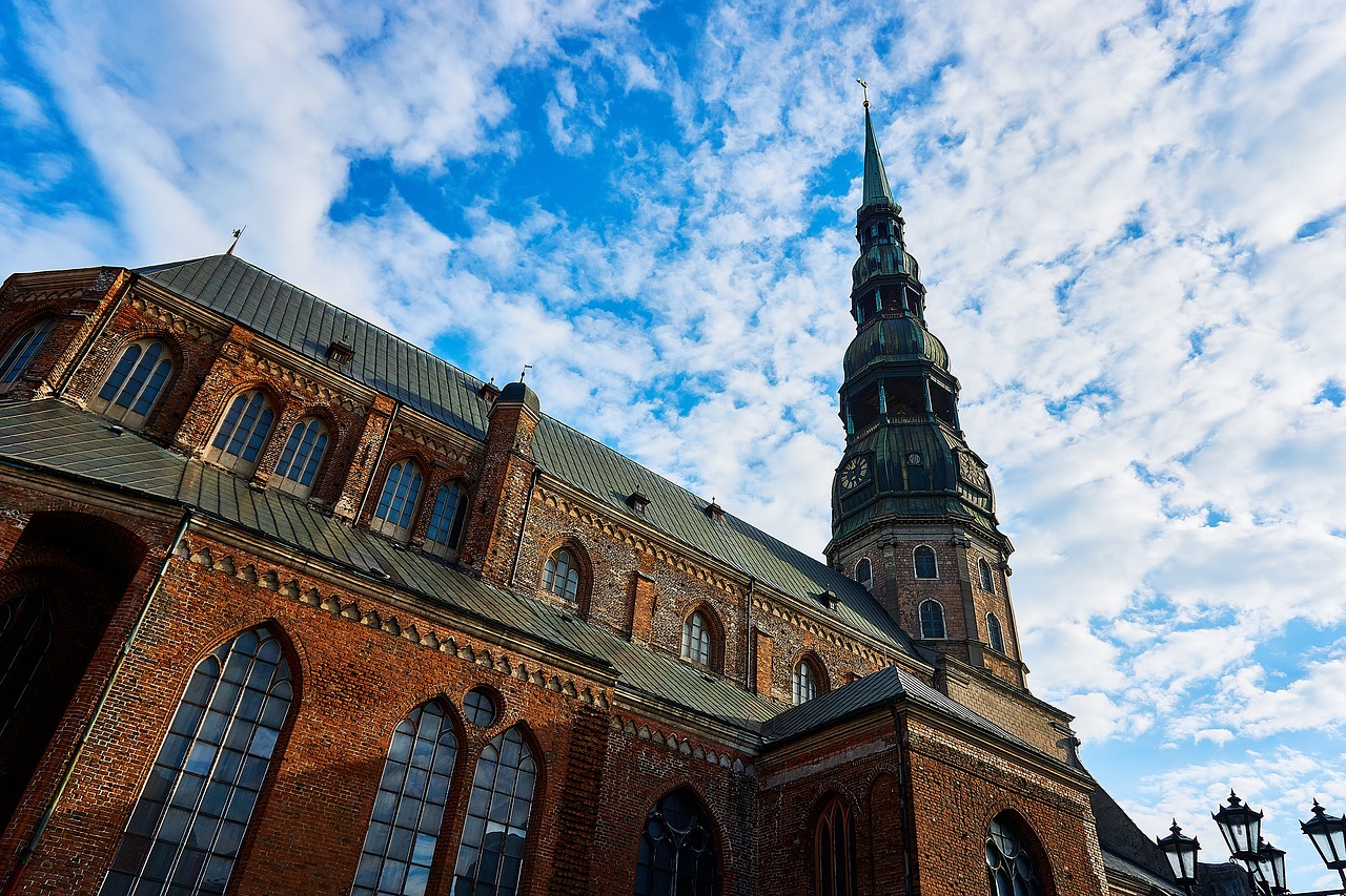 riga latvia old town free photo