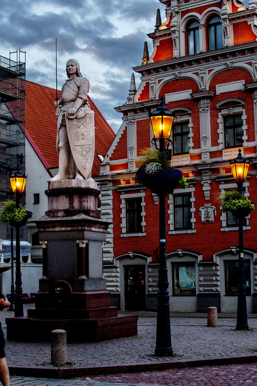 riga the house of the blackheads town hall square free photo