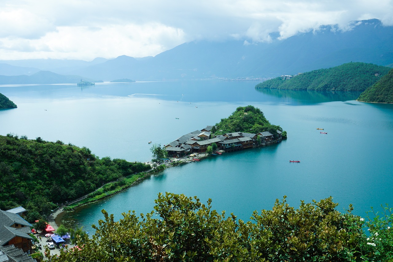 rigby island sunny days lugu lake free photo