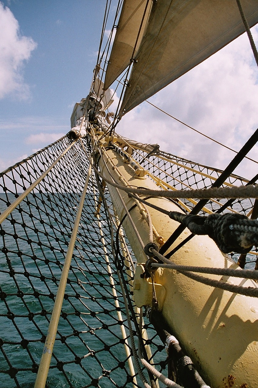 rigging sailing vessel masts free photo