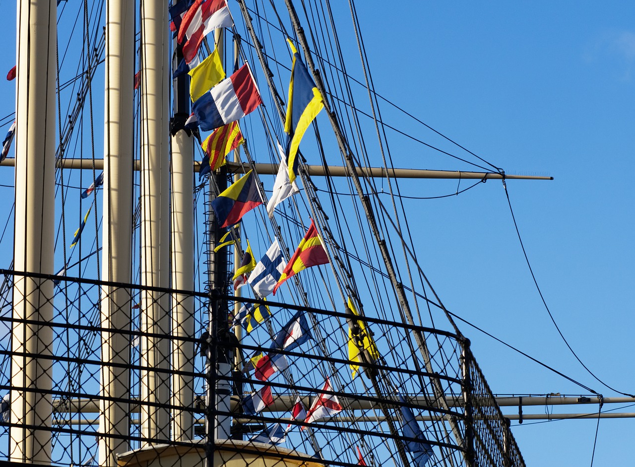 rigging ship sailing free photo