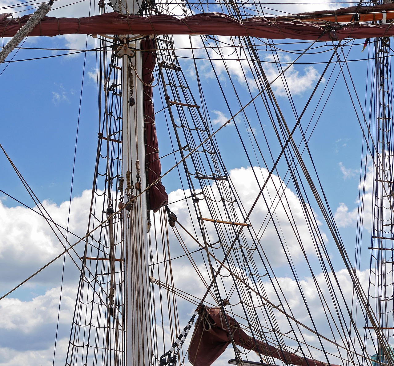 rigging sailing vessel tall ship free photo