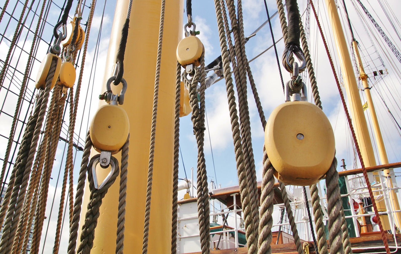 rigging sail ship free photo