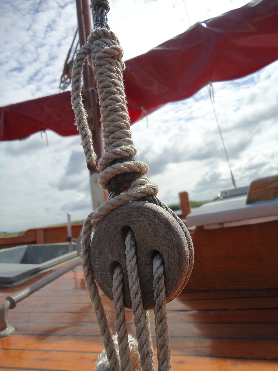 rigging sail sailing boat free photo