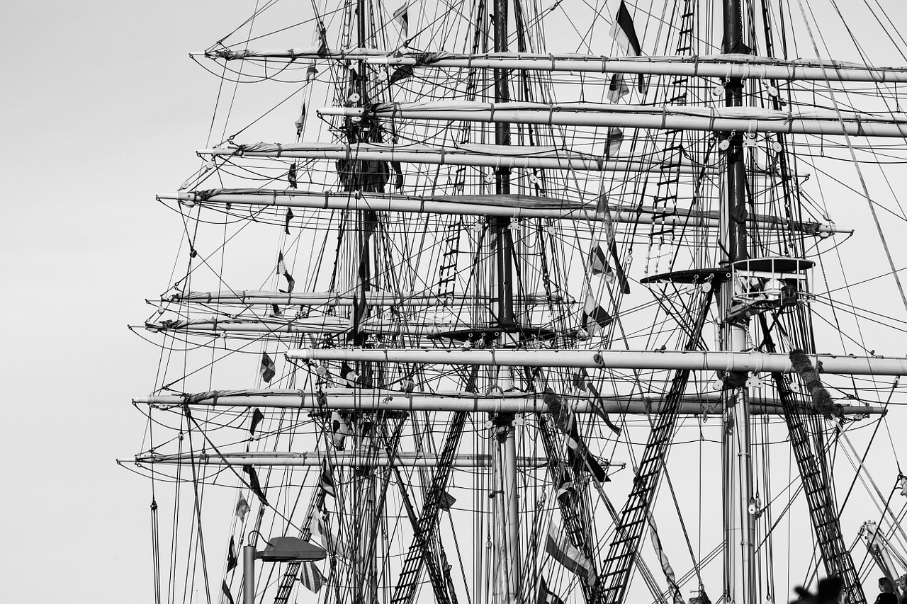 rigging sailboat masts free photo
