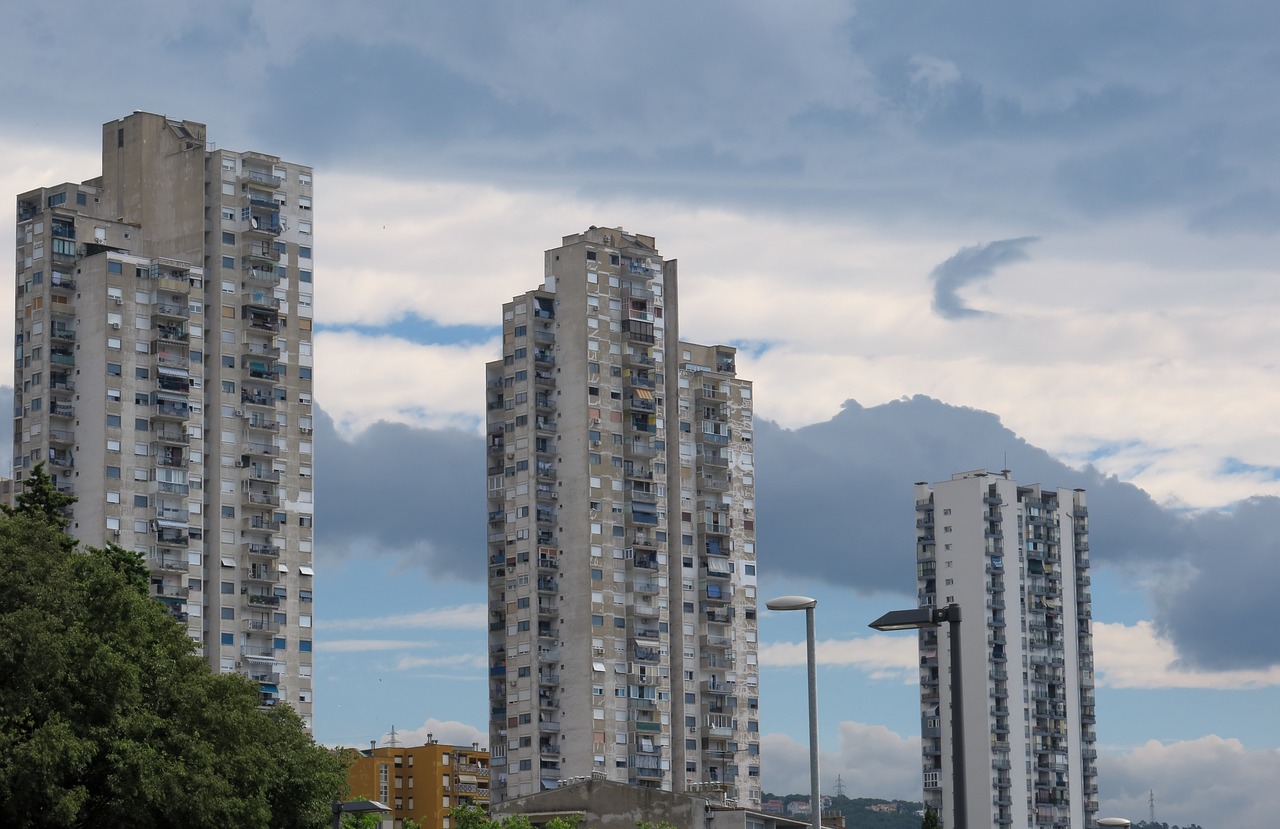 rijeka  croatia  skyscrapers free photo