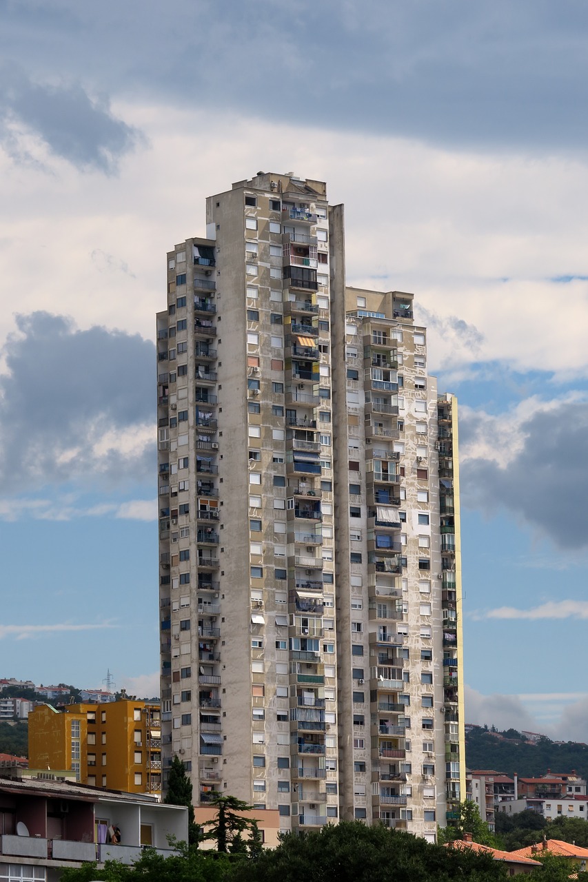 rijeka  croatia  skyscraper free photo