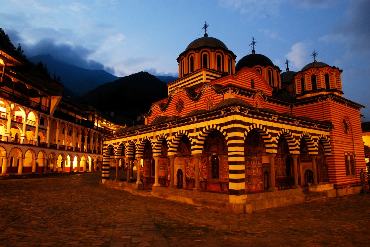 rila monastery bulgaria church free photo