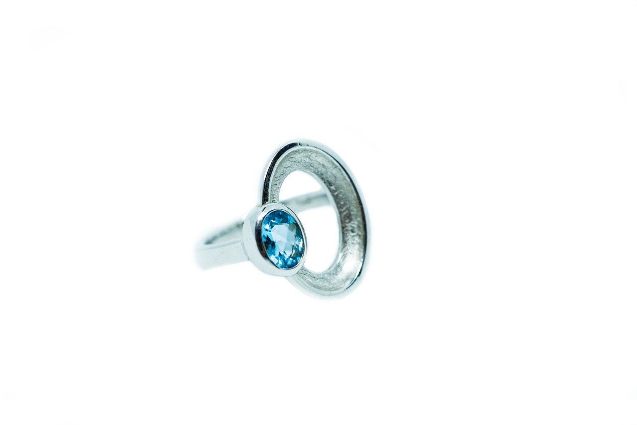 ring  macro  blue free photo