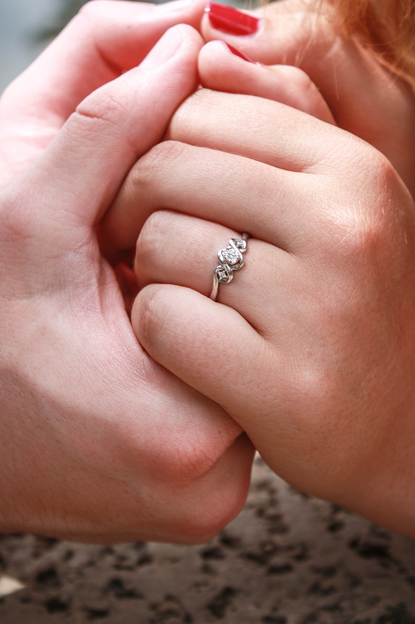 ring hands engagement free photo