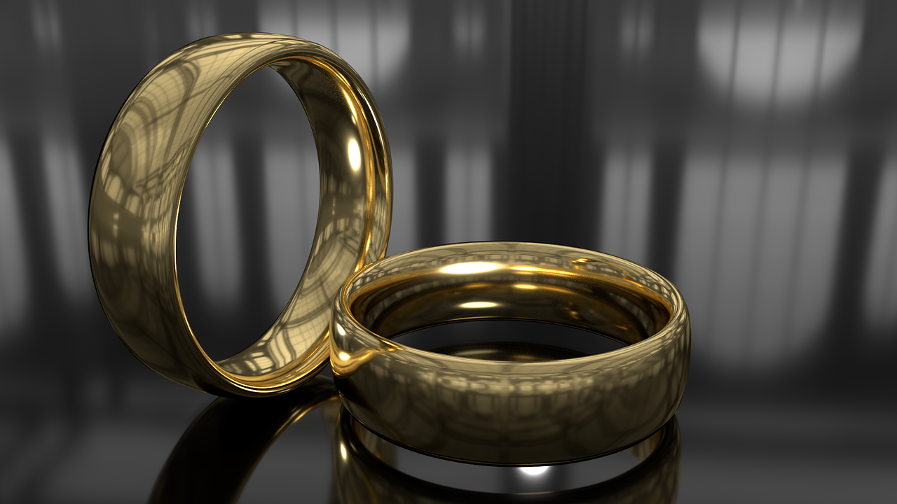 rings gold shine free photo