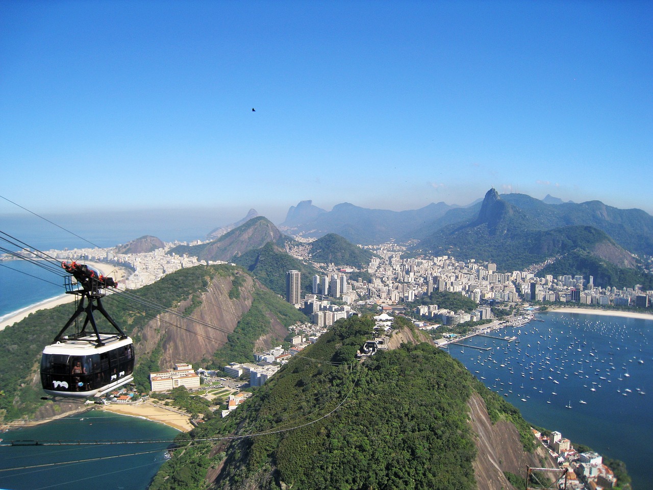 rio view from sugarloaf stunning free photo