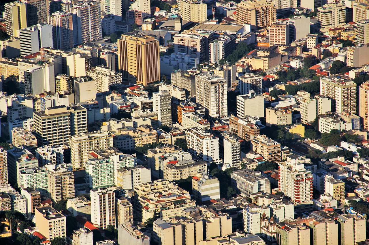 rio view from sugarloaf botafogo district free photo