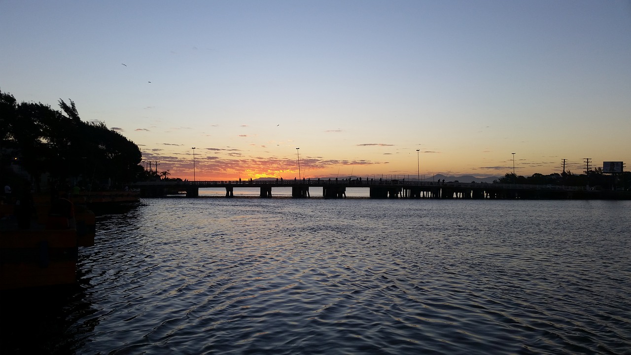 rio bridge landscape free photo