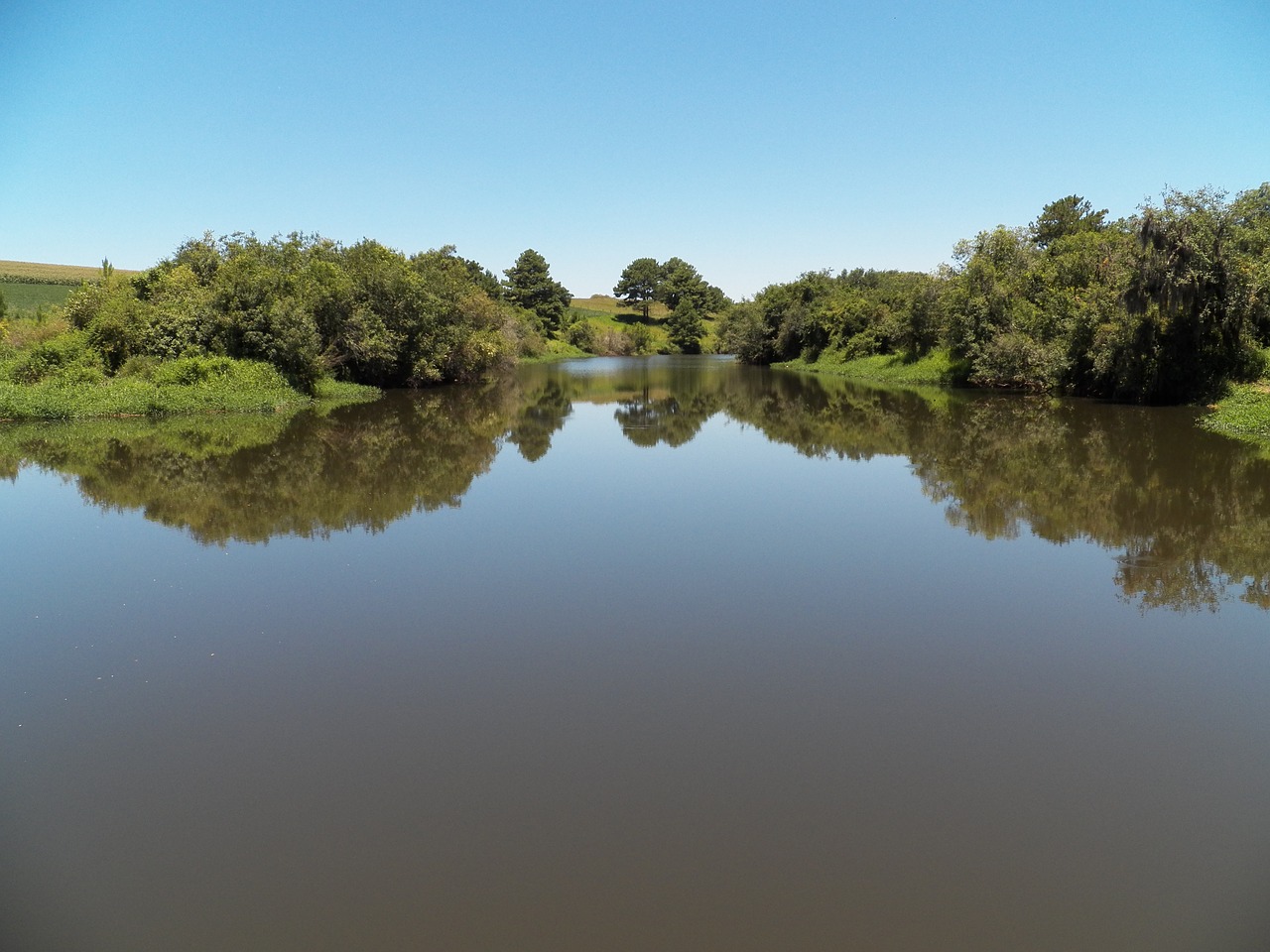 rio reflection lake free photo