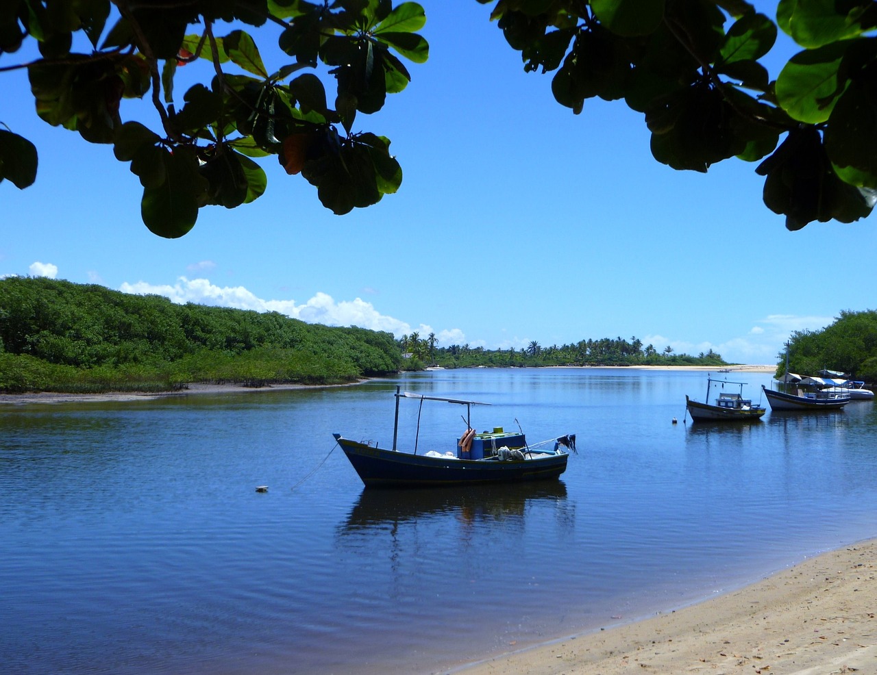 rio boats nature free photo