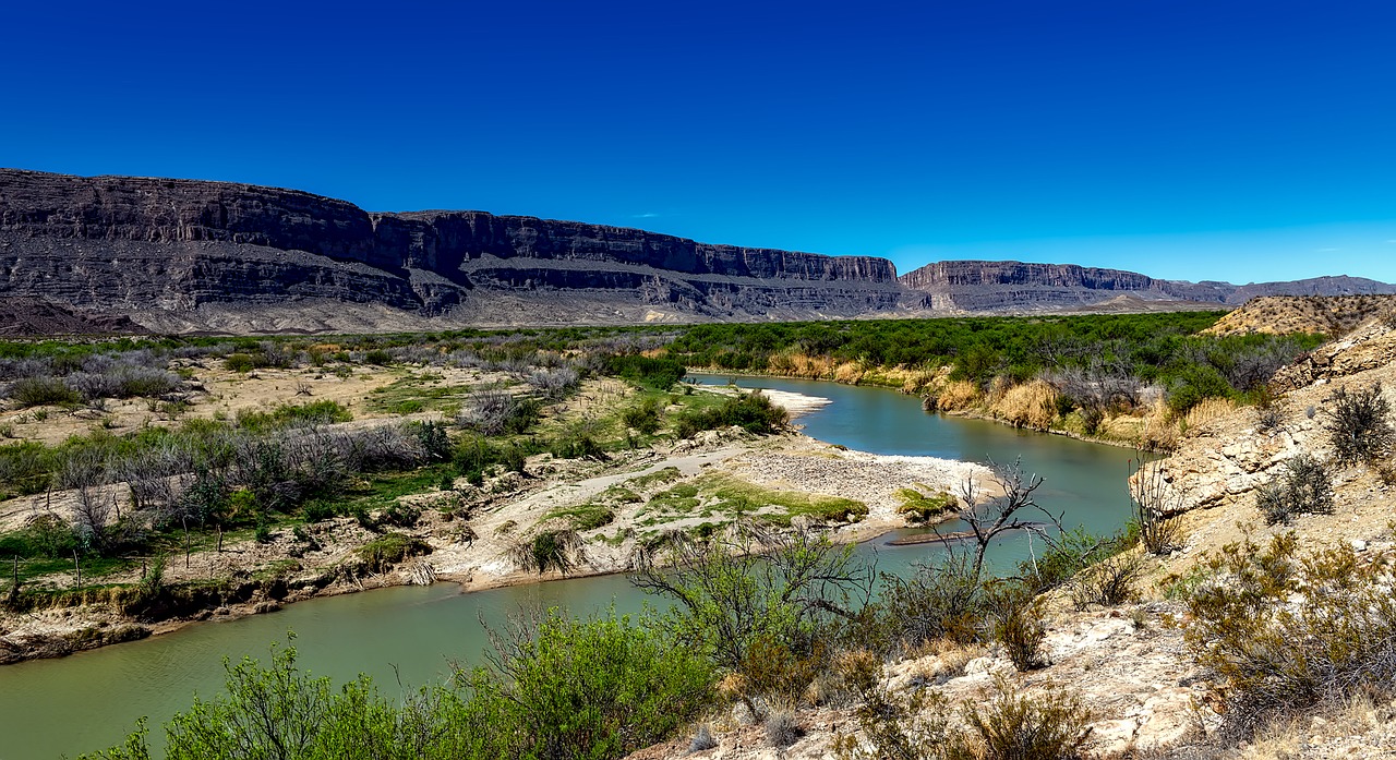 rio grande river water texas free photo