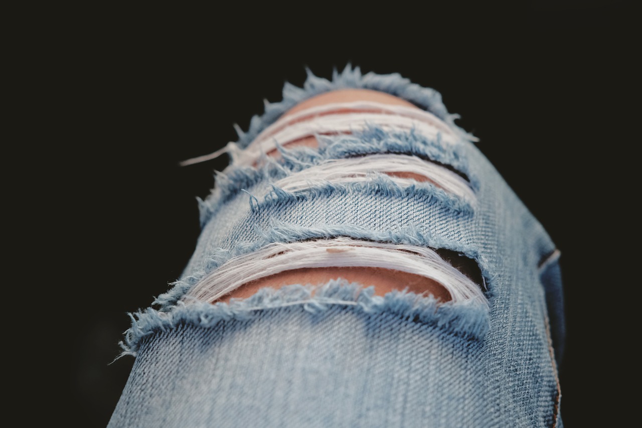 ripped jeans ripped jeans free photo