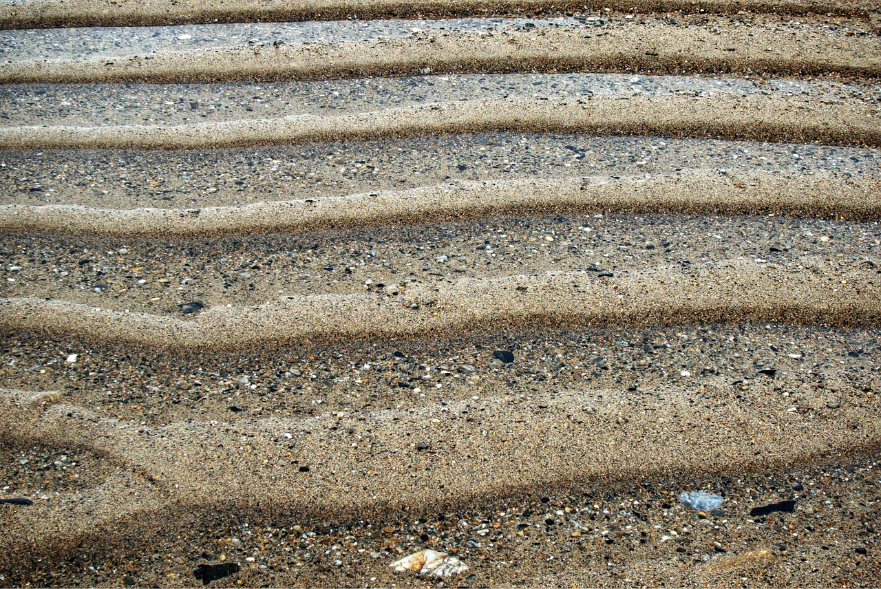 ripples sand lines free photo