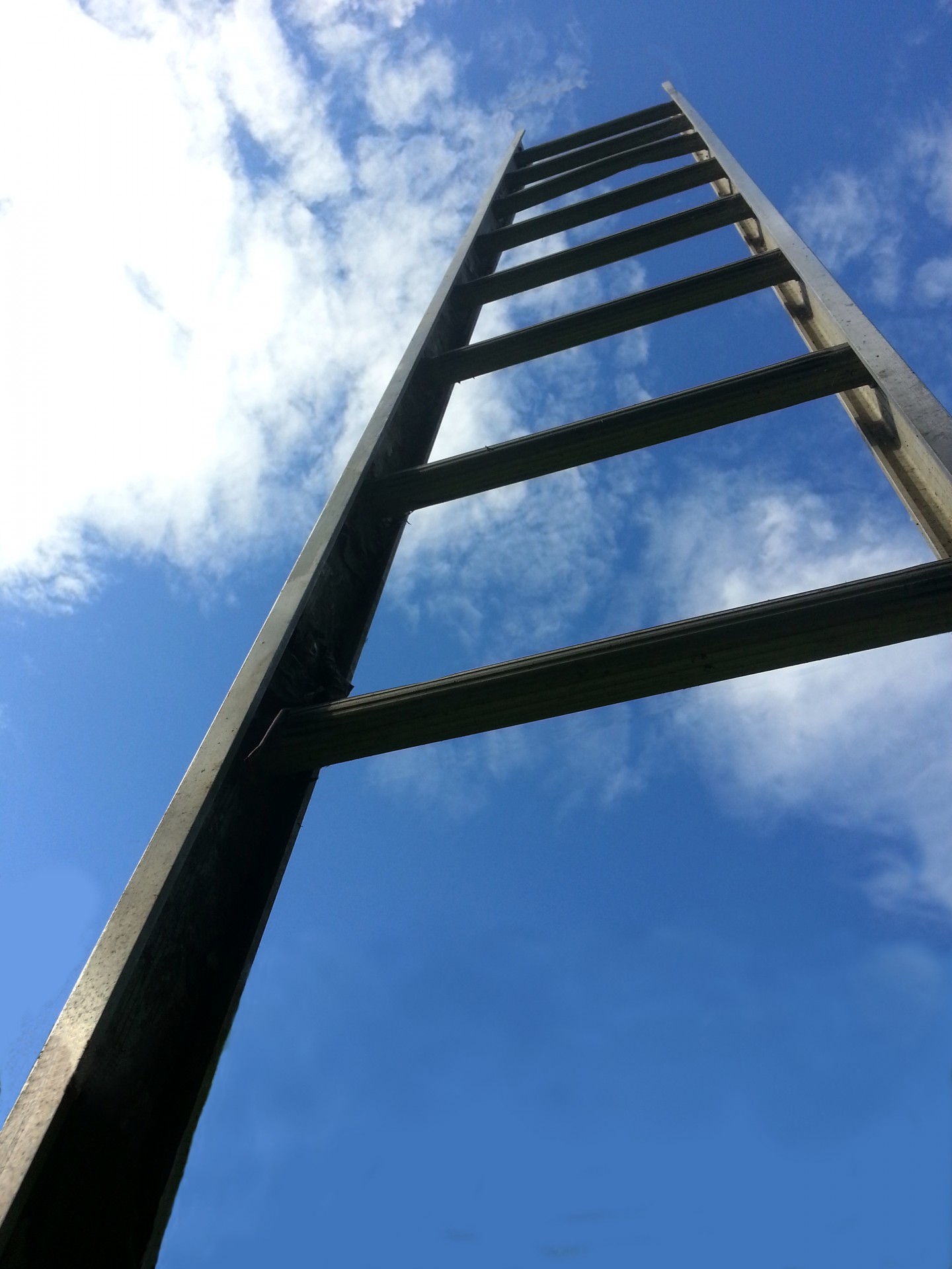 ladder sky step free photo
