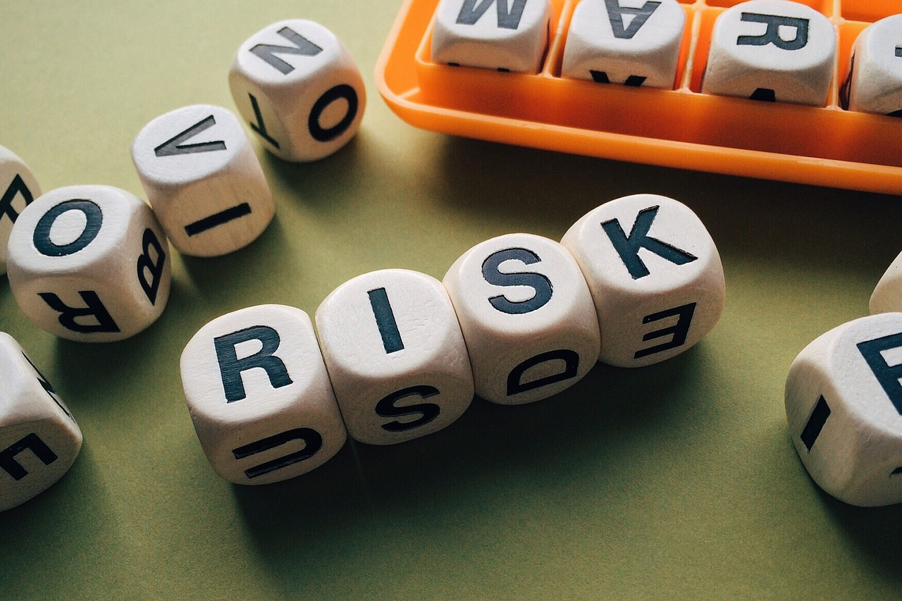 risk word letters free photo