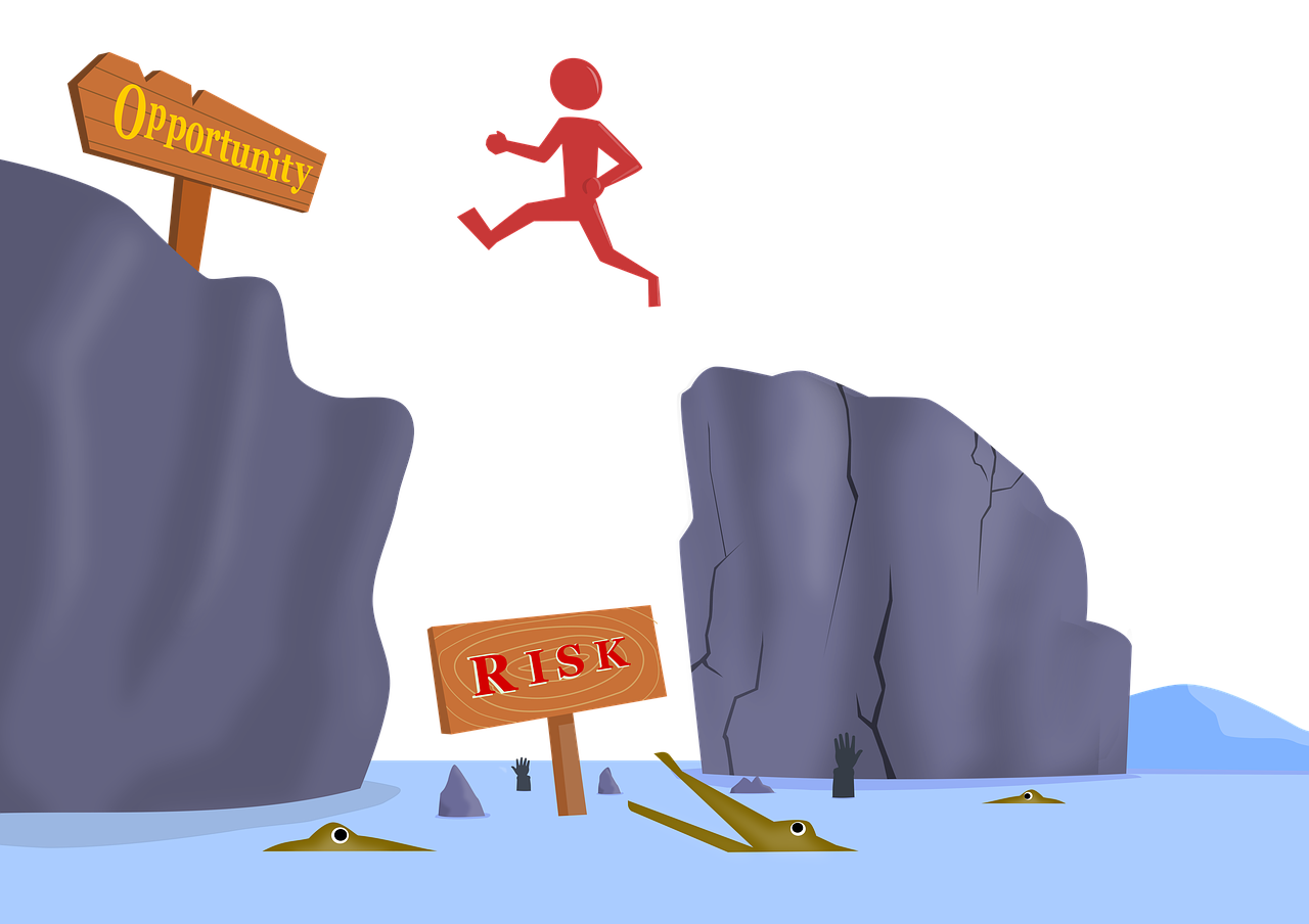 Risk Risk Taker Sacrifice Jump Opportunity Free Image From 