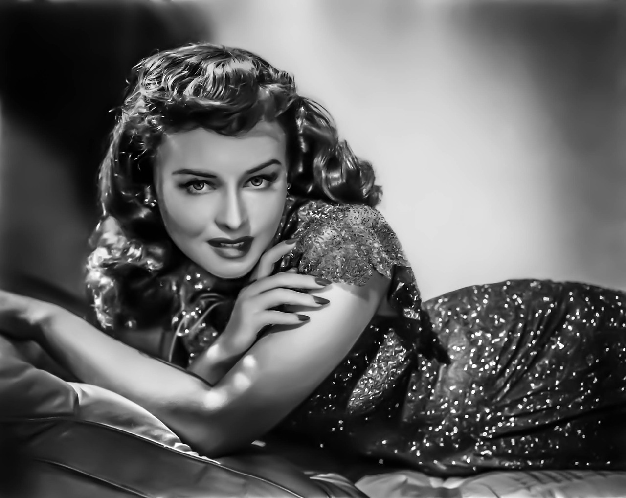 rita hayworth female portrait free photo