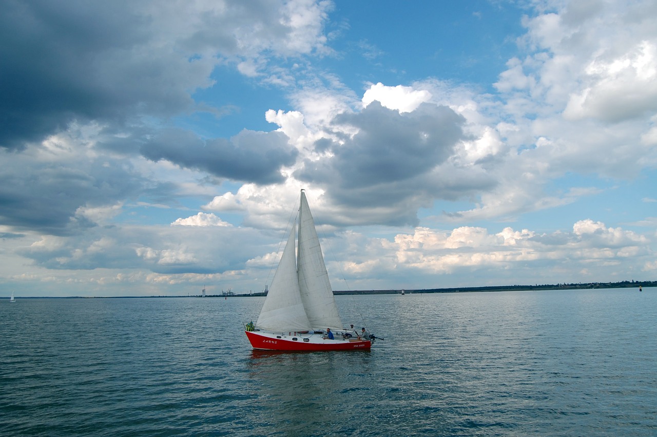 sailboat river summer free photo