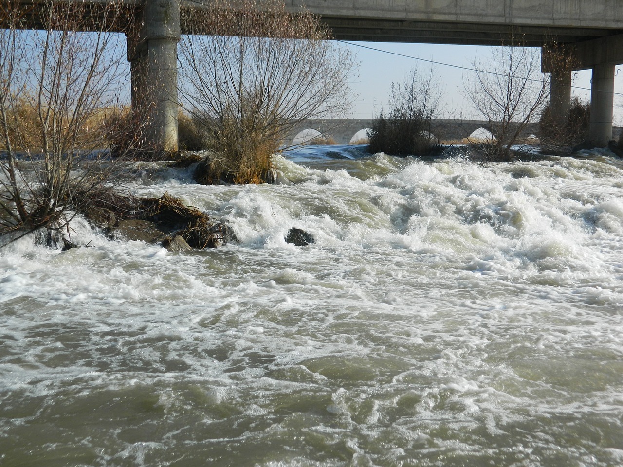 river water and danger kızılırmak free photo