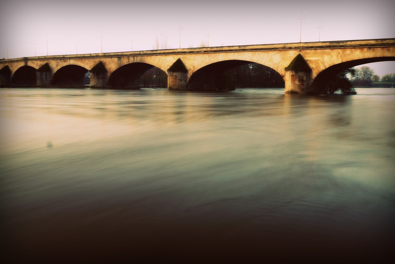 river bridge architecture free photo