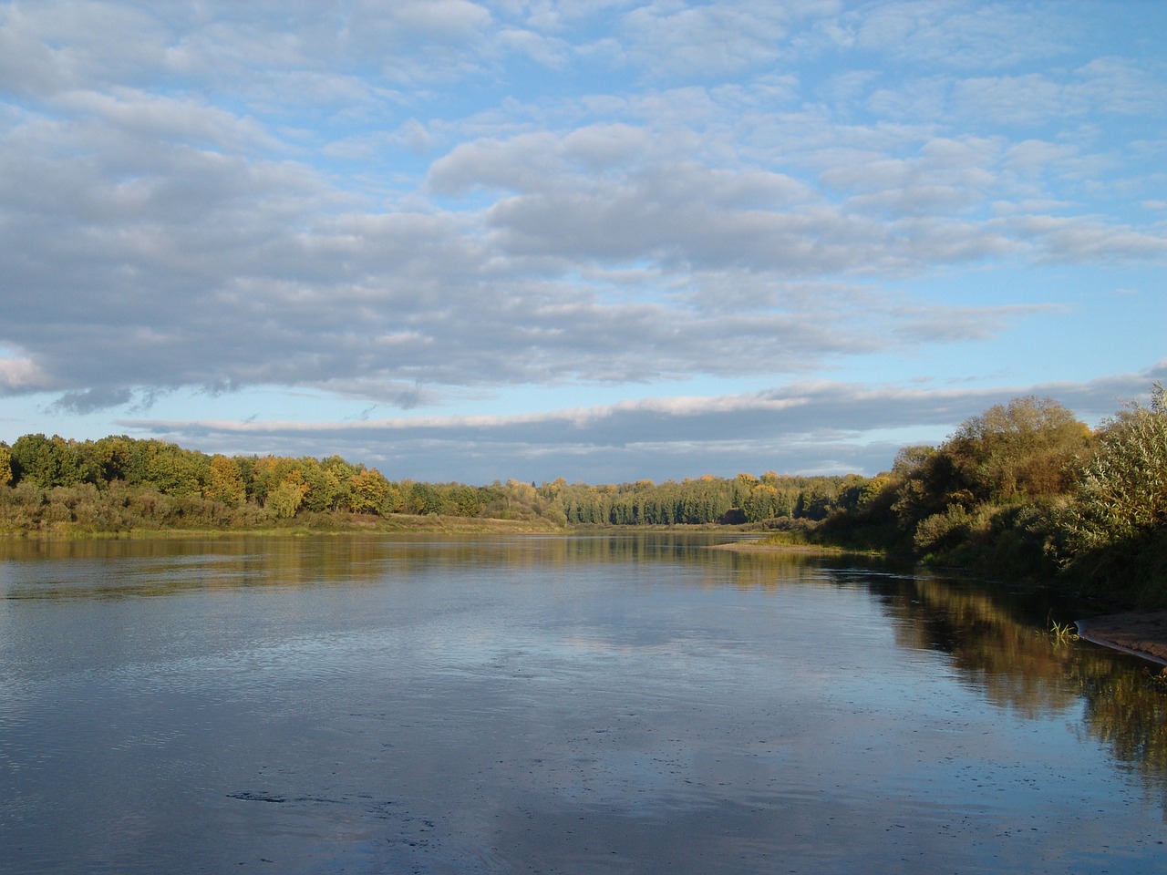 river vyatka autumn free photo