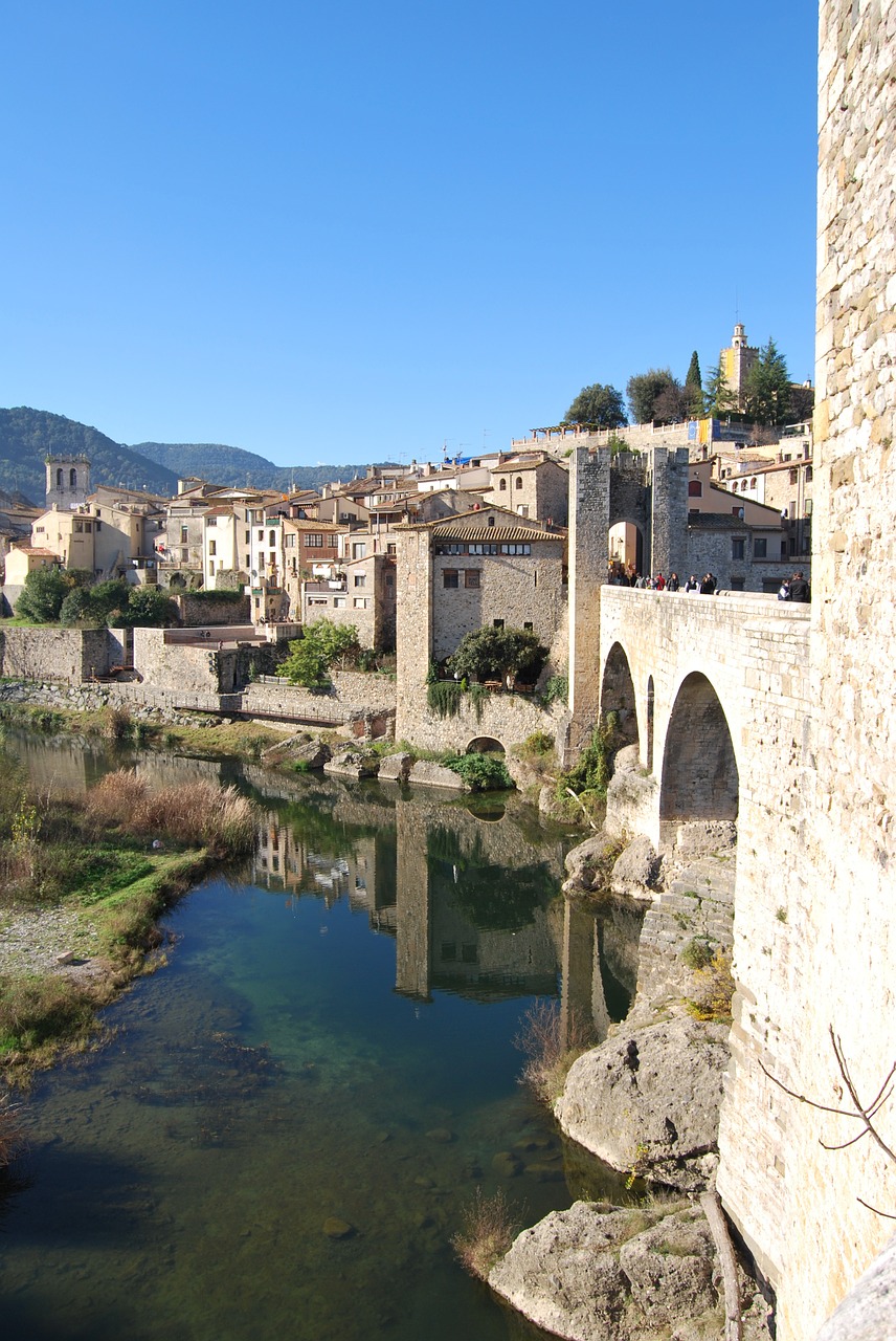 river bridge cityscape free photo